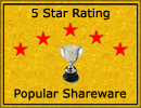 PopularShareware 5-Star Rating