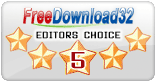 FreeDownload32 Editor's Pick, 5-Star Rating